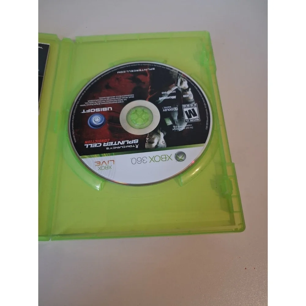 Tom Clancy's Splinter Cell: Conviction Microsoft Xbox 360 Complete Edition